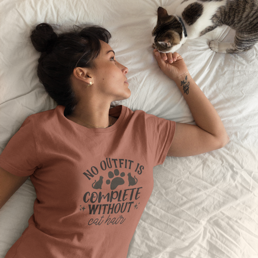 No outfit is complete without cats hair